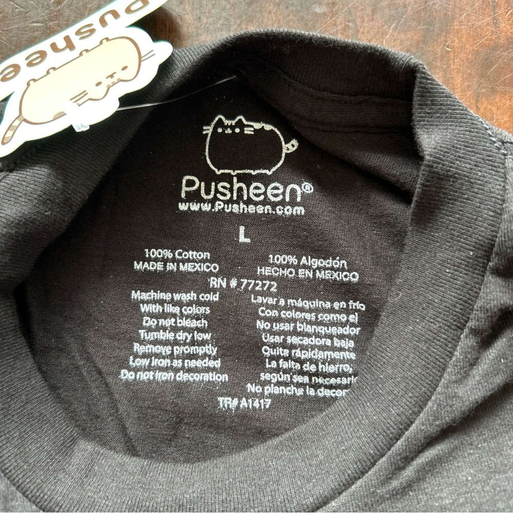 Pusheen The Cat Chips & Dip  PUSHEEN T-Shirt NWT Licensed & Official unisex - Picture 4 of 5